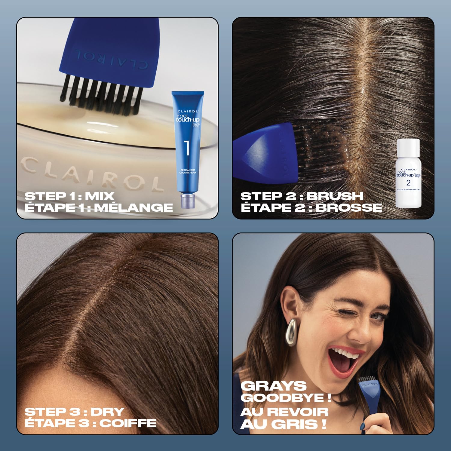 Clairol Root Touch-Up by Nice'n Easy Permanent Hair Dye, 4A Dark